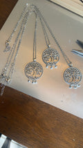 925 Silver Tree of Life Pendant with Witches Bells