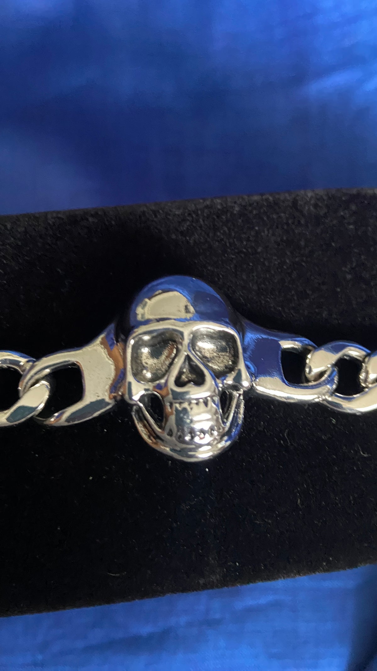 Men's Skeleton Stainless Steel Bracelet – Gothic Statement Jewelry