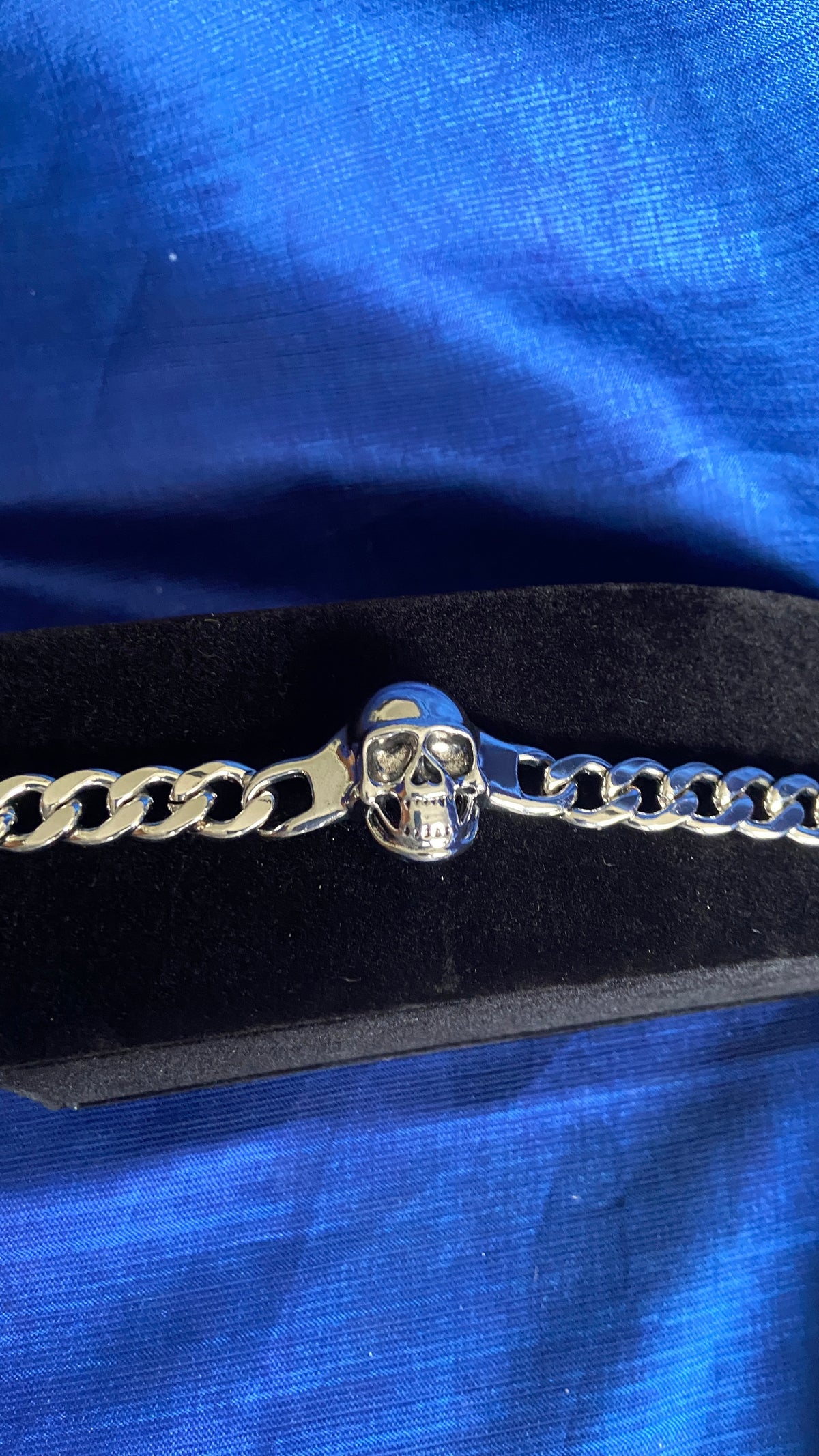 Men's Skeleton Stainless Steel Bracelet – Gothic Statement Jewelry