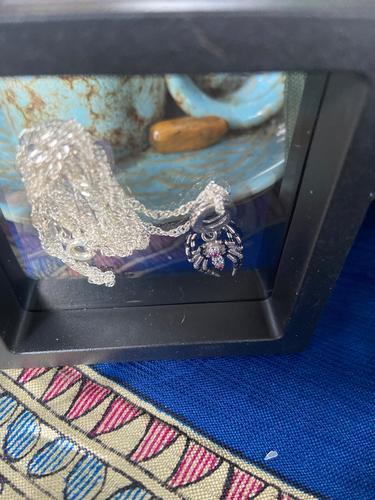 Elegant 925 Silver Witches Broom Pendant – Witch Jewelry Gift
