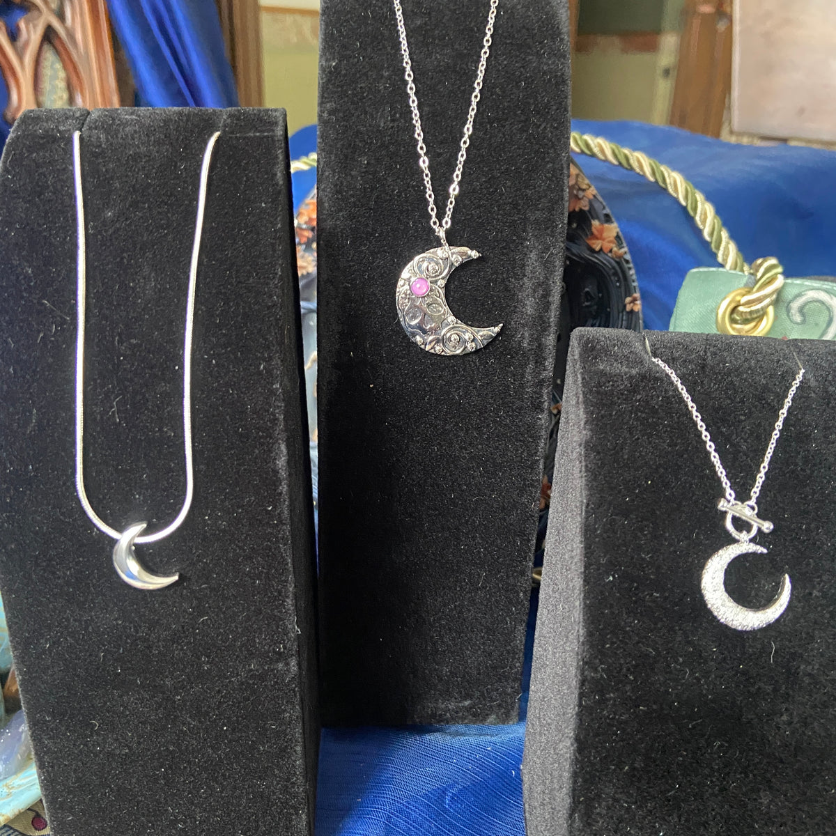 CRESCENT MOON PENDANTS 3 Styles