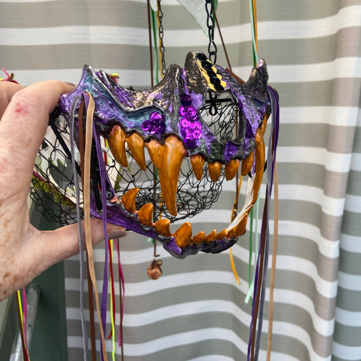 Wearable Art Mask – Handcrafted Masquerade & Costume Mask