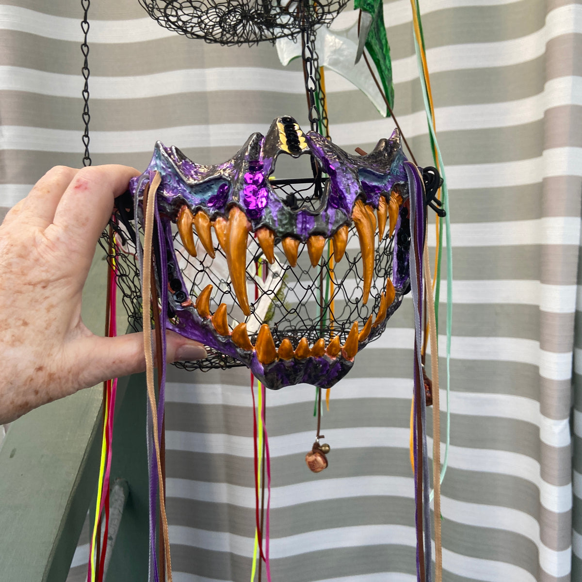 Wearable Art Mask – Handcrafted Masquerade & Costume Mask