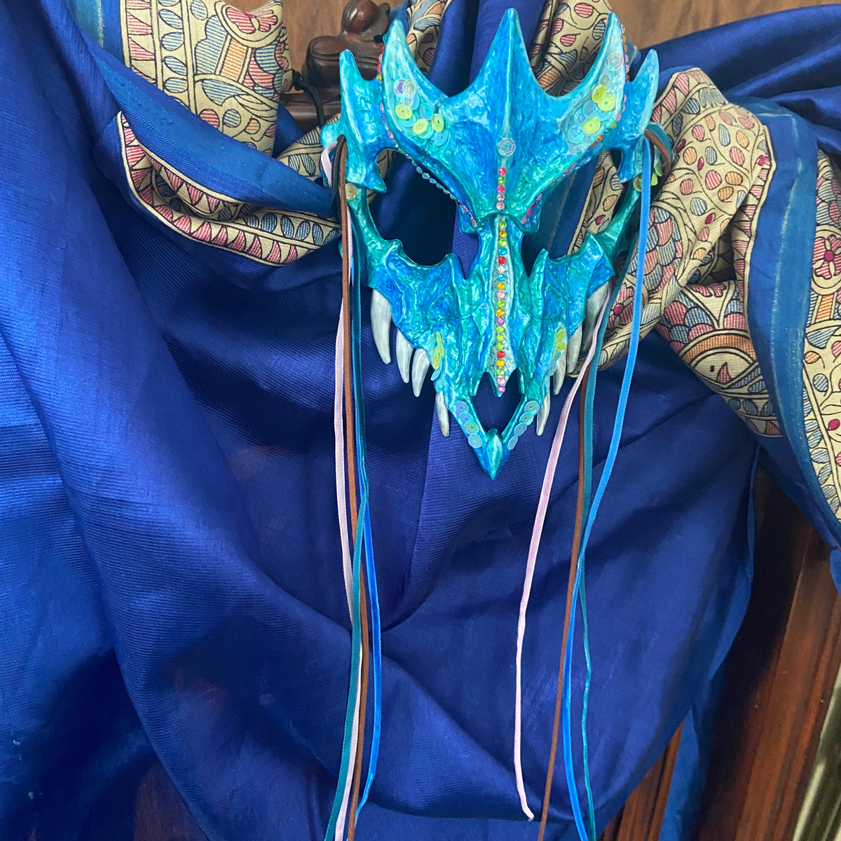 Wearable Art Mask – Handcrafted Masquerade & Costume Mask
