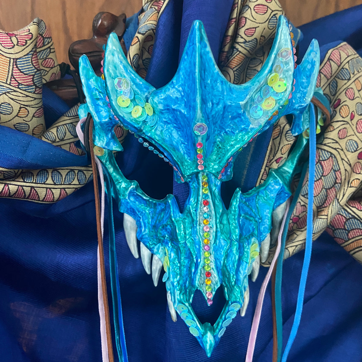 Wearable Art Mask – Handcrafted Masquerade & Costume Mask