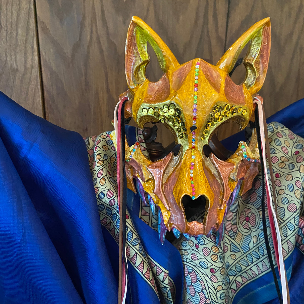Wearable Art Mask – Handcrafted Masquerade & Costume Mask