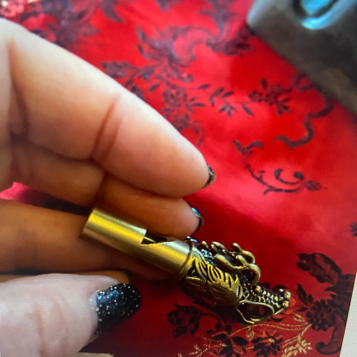 Brass Dragon Whistle – Loud Personal Protection Keychain
