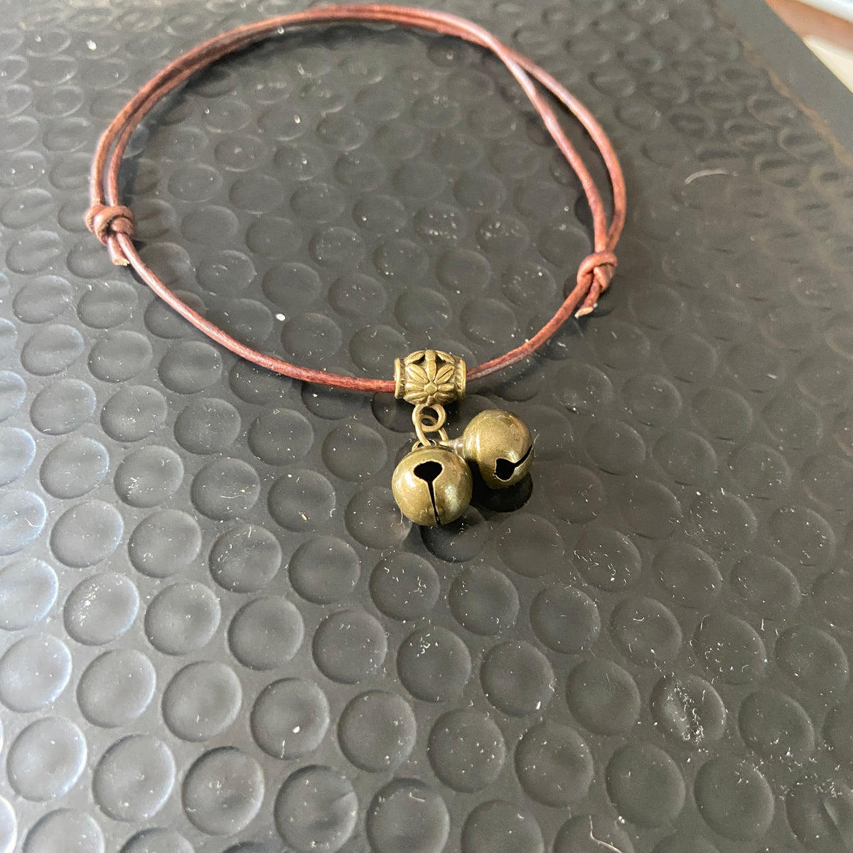 Witches Bell Anklet – Leather & Bronze | Hear Your Magic with Every Step