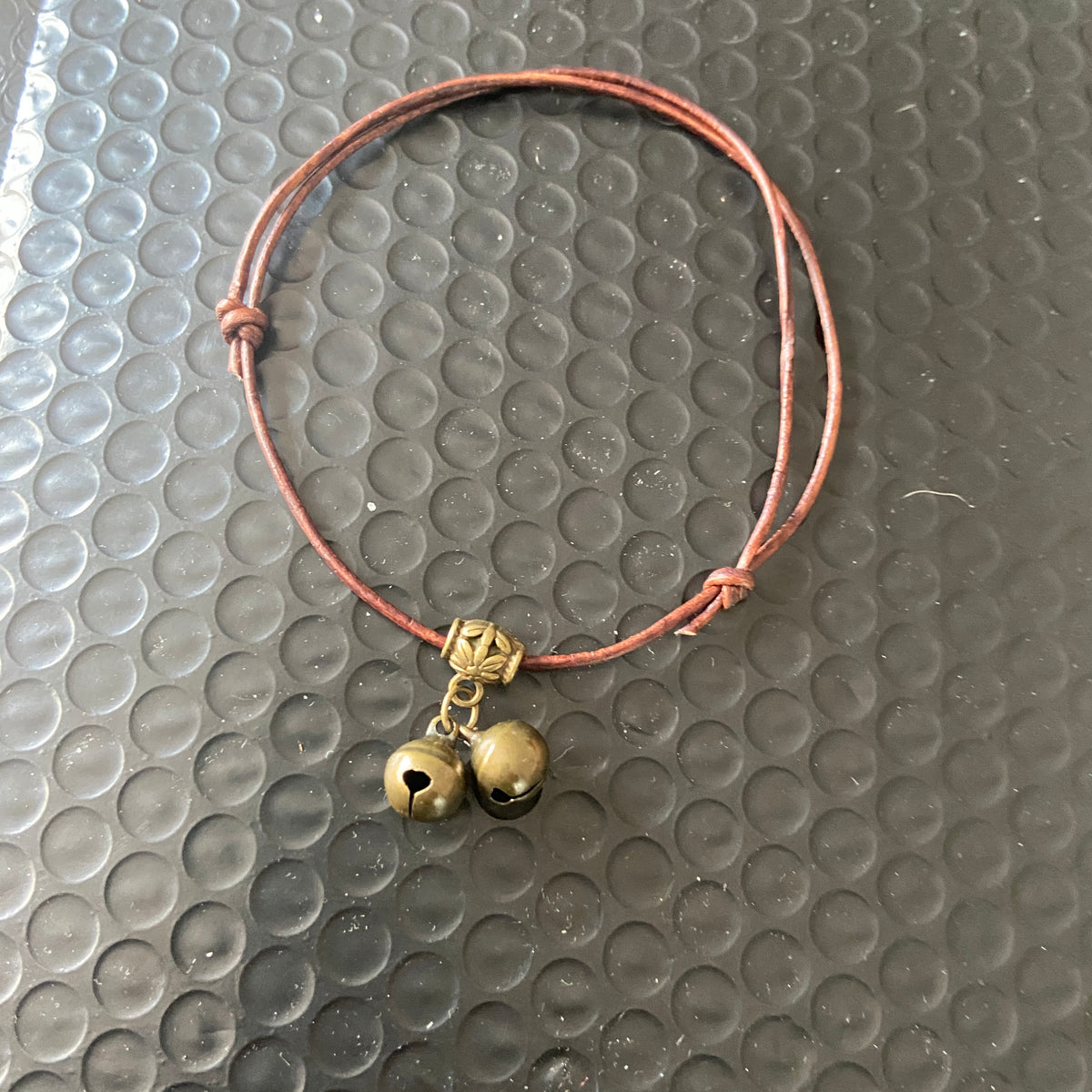 Witches Bell Anklet – Leather & Bronze | Hear Your Magic with Every Step