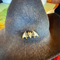 Witch's Bat & Hat Gift Set – Gothic Halloween Decor & Accessory