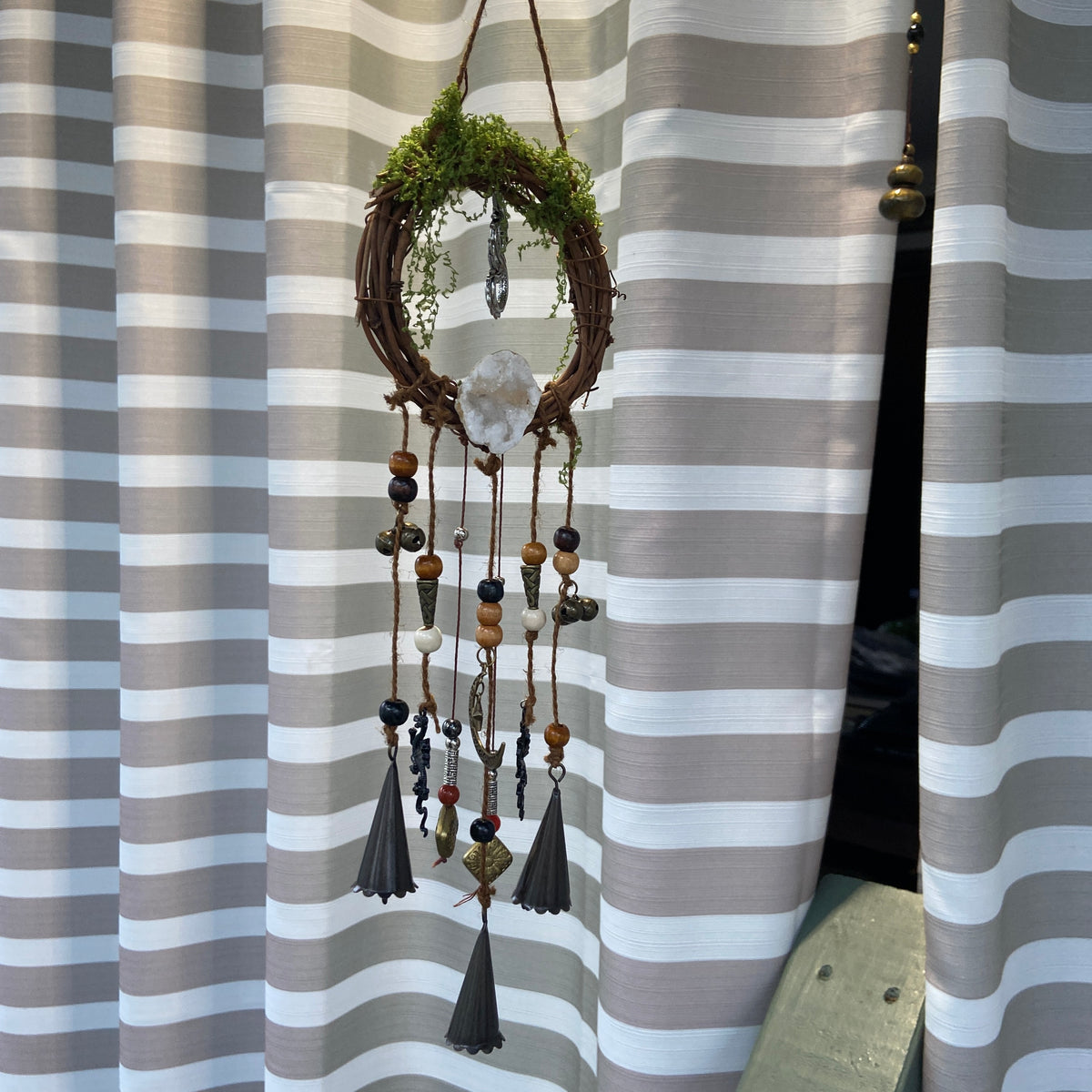 Dragon & Wolf Enchantment WIND CHIMES – Pagan Wall Decor