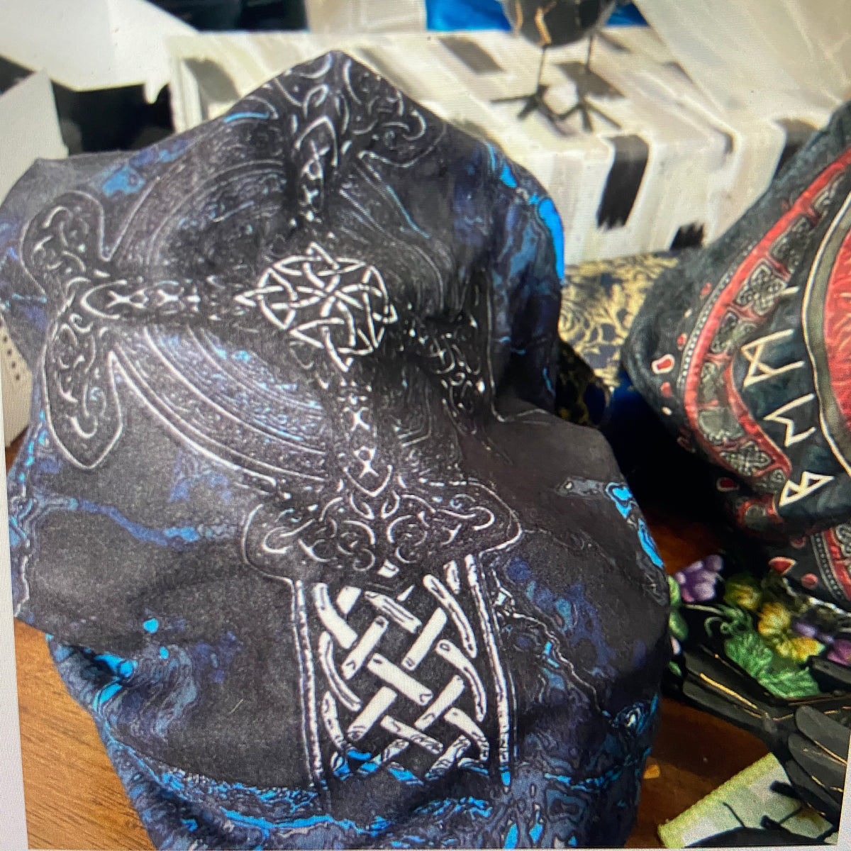 Viking Floppy Beanie – Norse Mythology Winter Hat