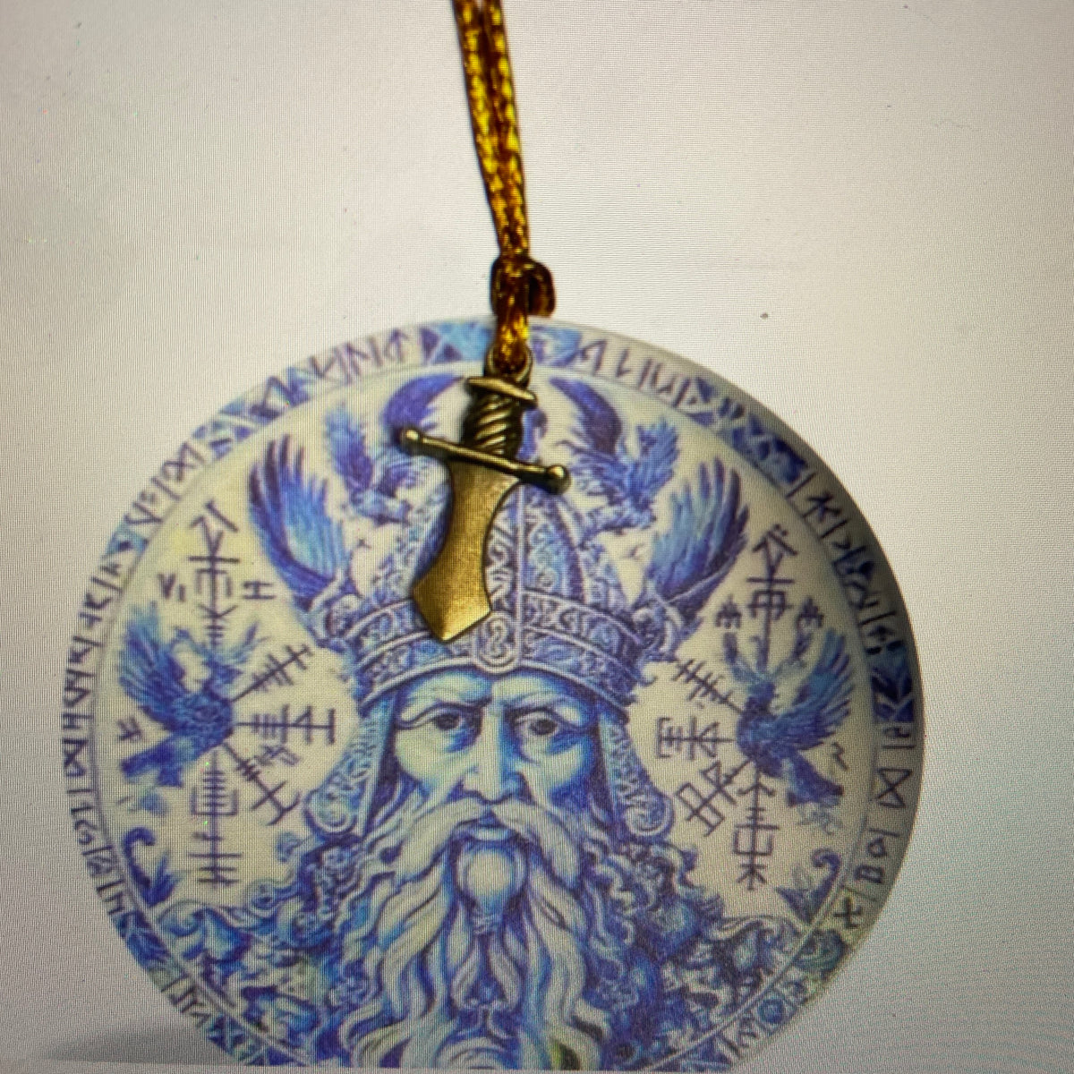 ODIN AND DARK ARMY ORNAMENTS or Mini Plaques