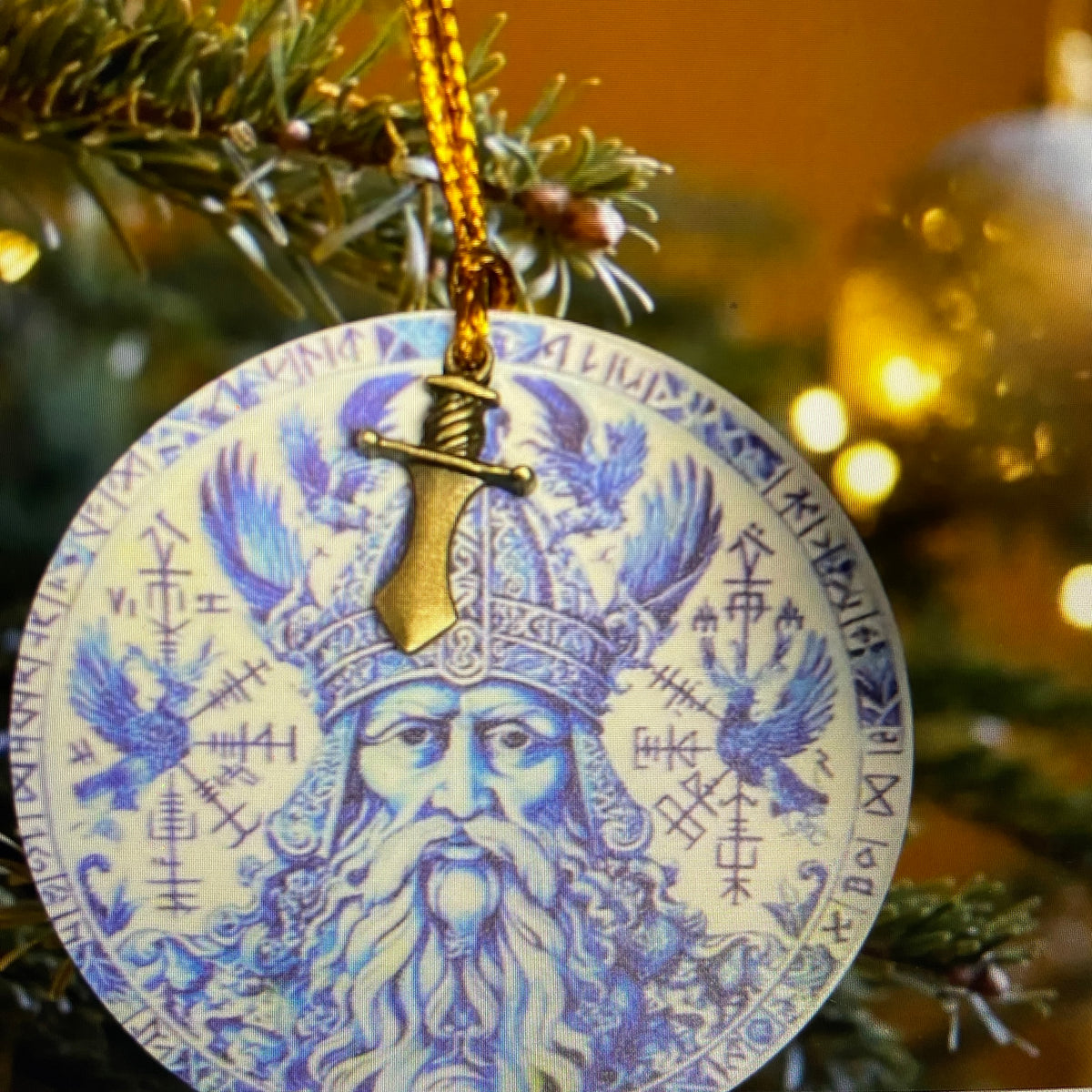 ODIN AND DARK ARMY ORNAMENTS or Mini Plaques