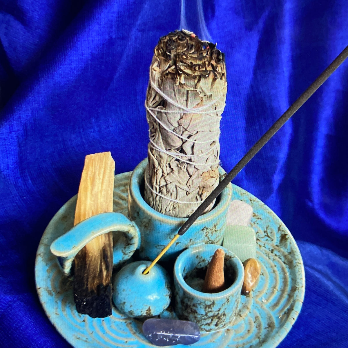Smudge & Incense Holder Kit – Witchy Altar Cleansing Set