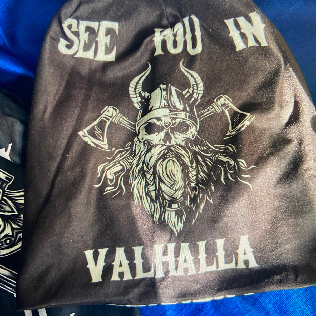 Viking Floppy Beanie – Norse Mythology Winter Hat