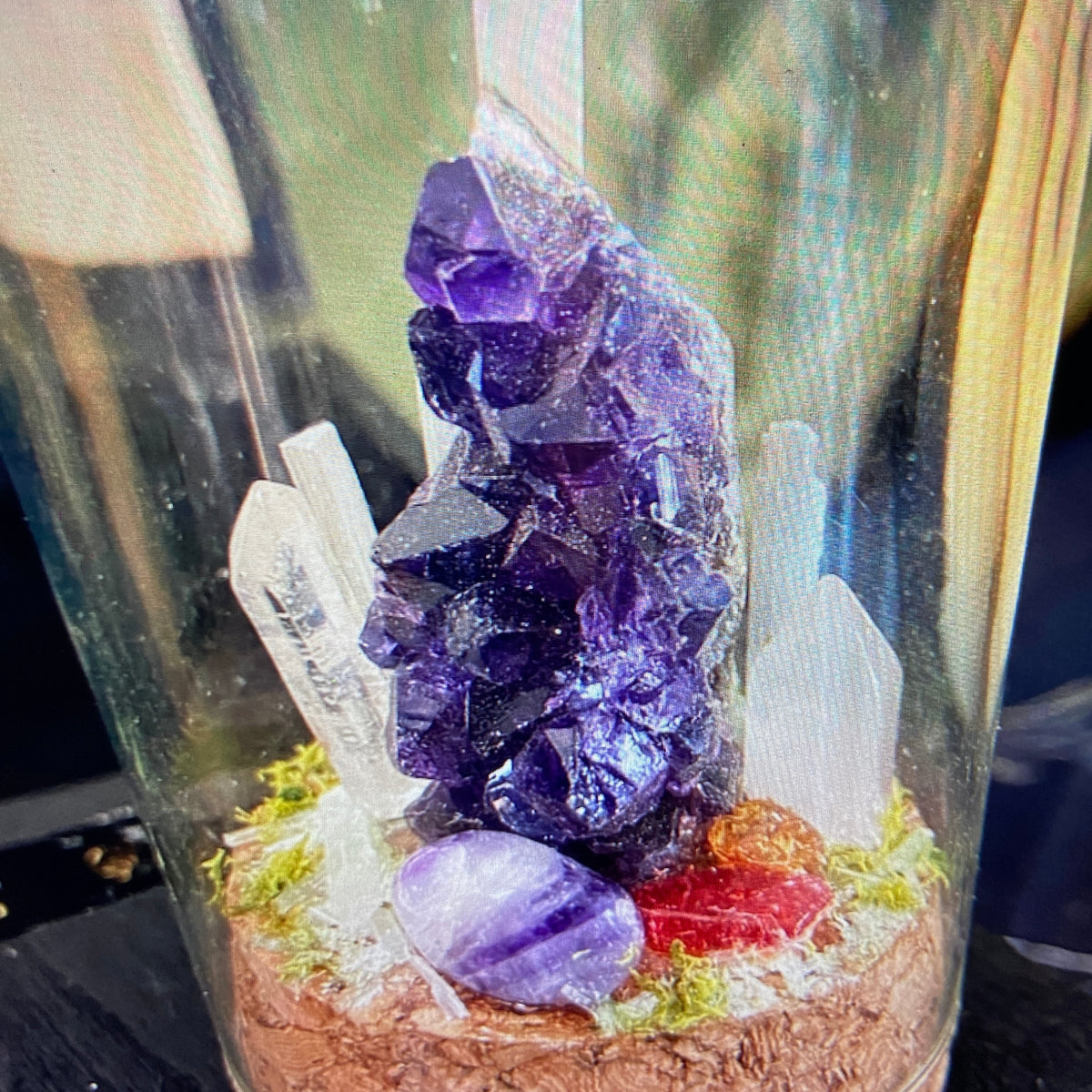 Miniature Cloche Dome Worlds – Handcrafted Mystical Terrarium Scenes | S.O.P.H.