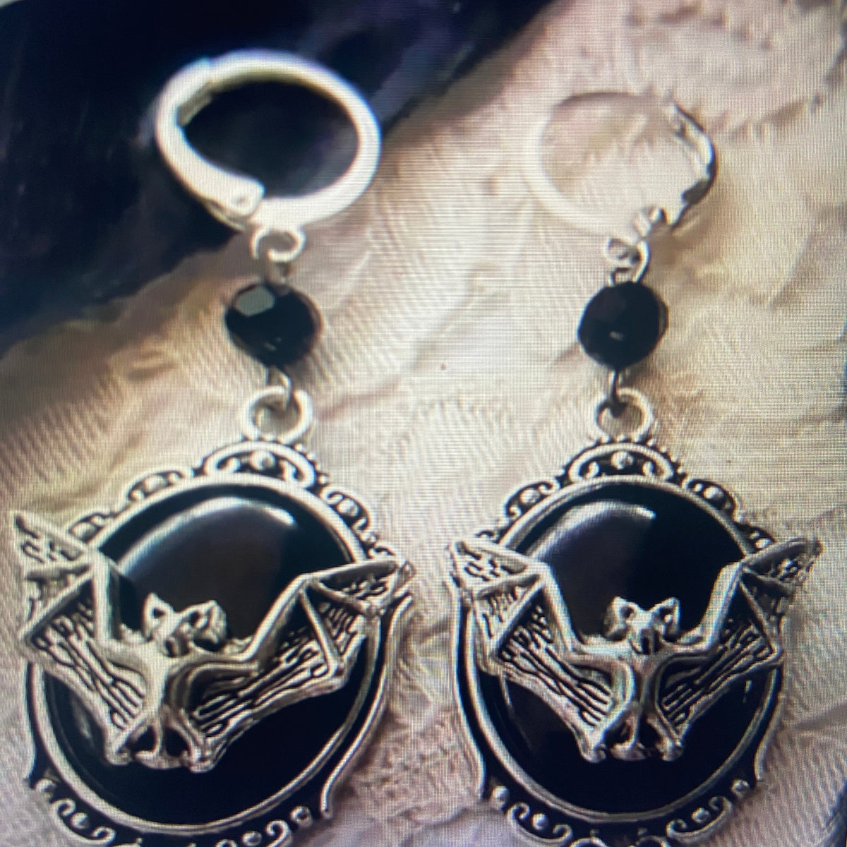 VICTORIAN BAT EARRINGS