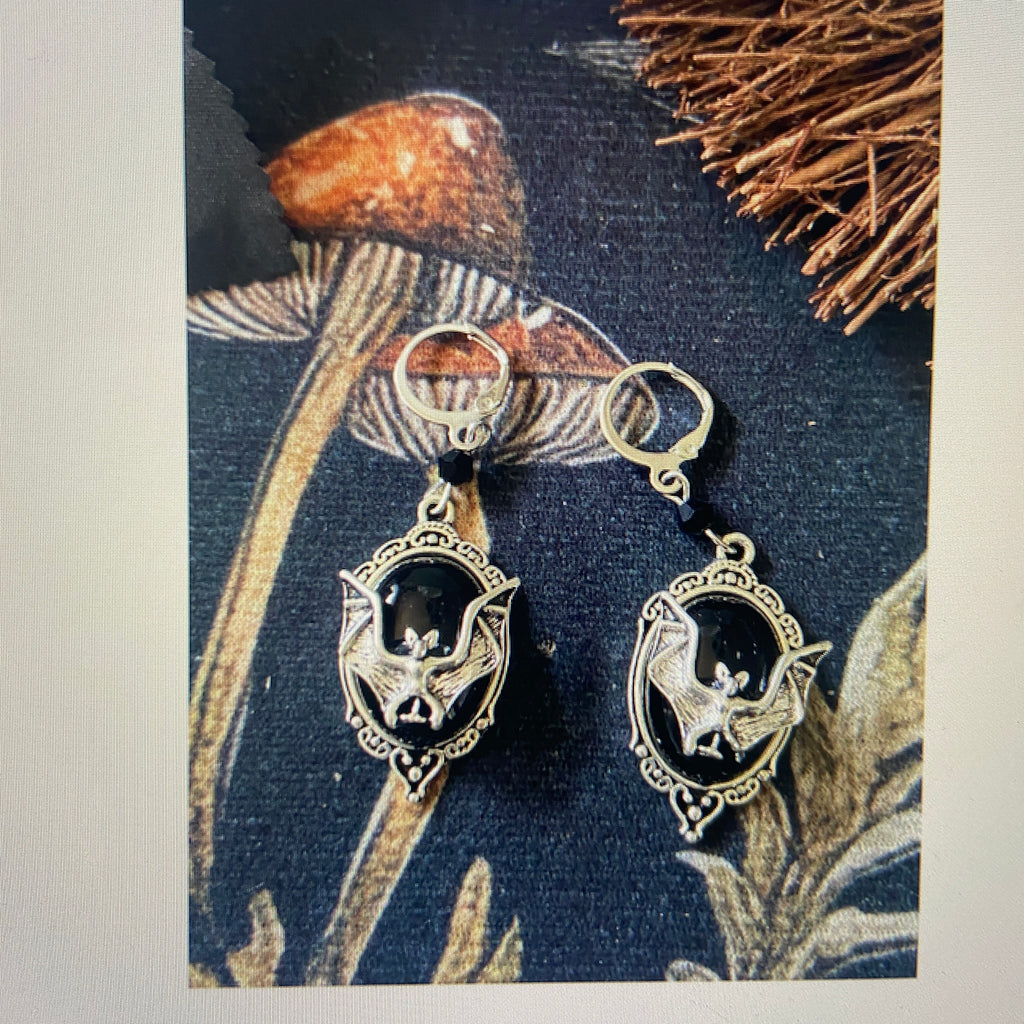 VICTORIAN BAT EARRINGS