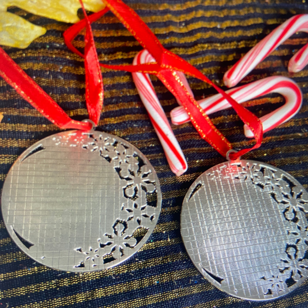 SLEEPING FOX & CRESCENT MOON ORNAMENT