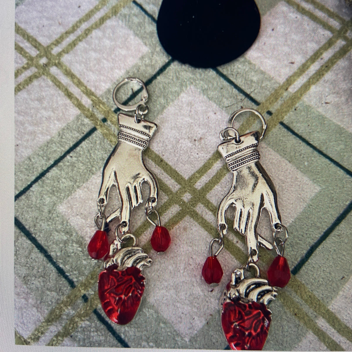 HANDS, HEARTS & GEMS EARRINGS