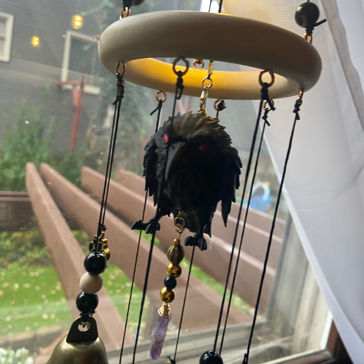 CROW CRAFT WIND CHIMES