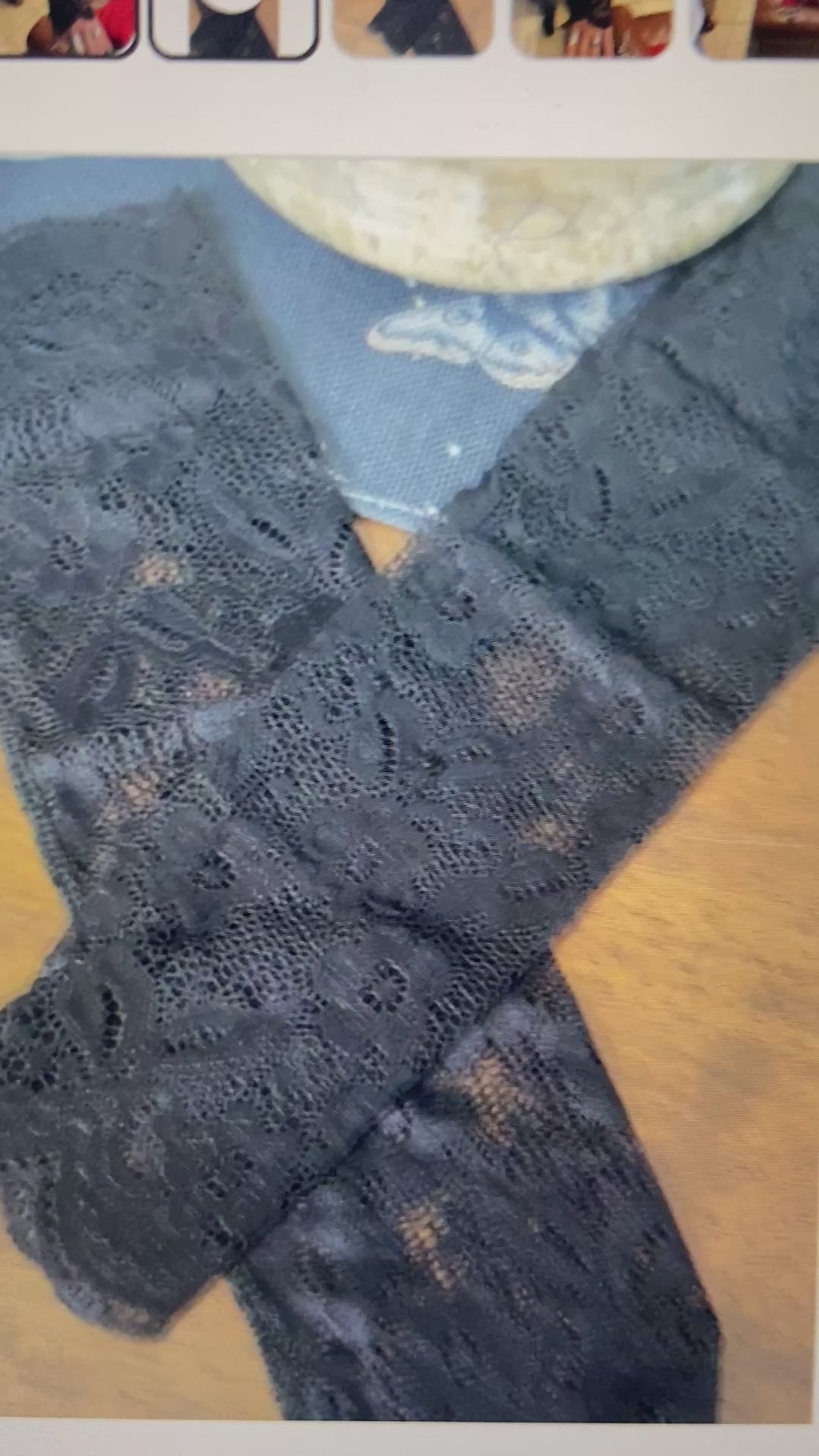 Gothic Black Stretch Lace Sleeves – Wrist to Elbow | Dark Elegance for Every Day