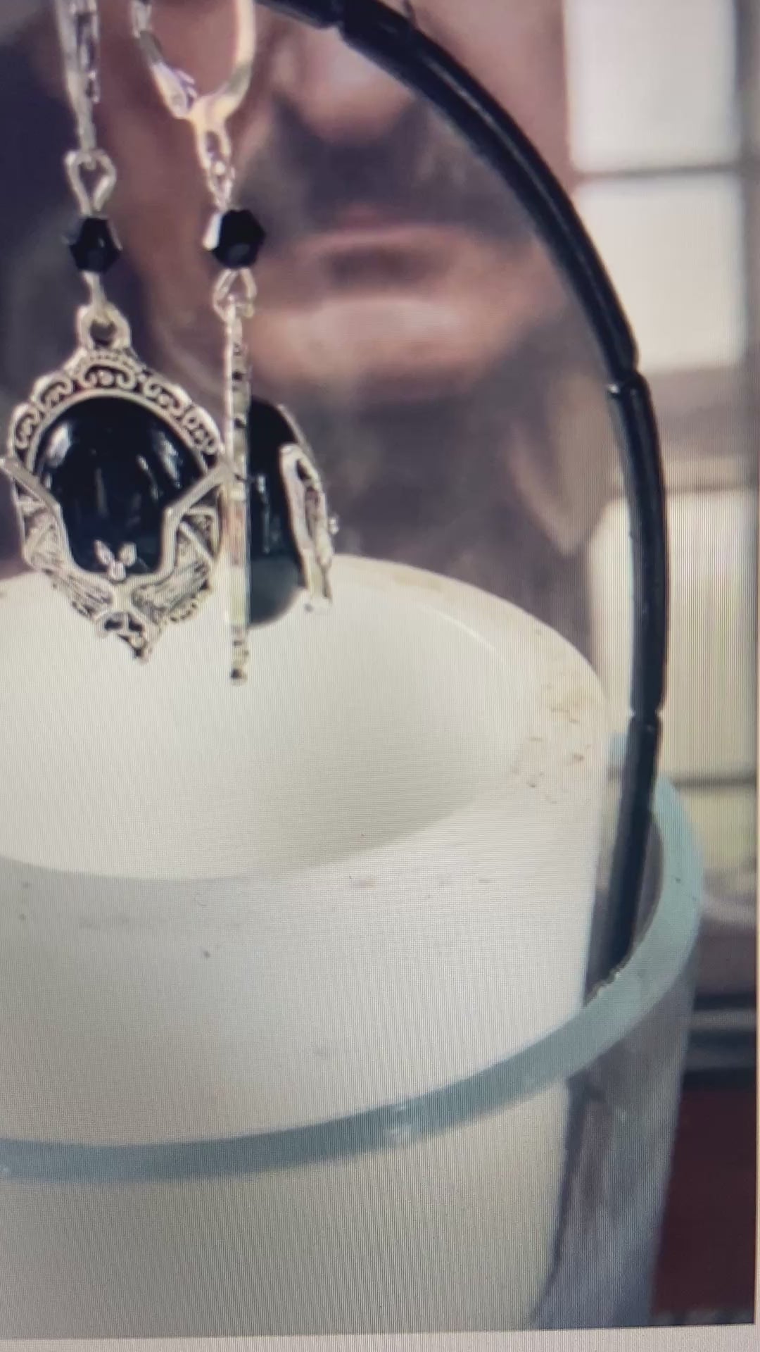 VICTORIAN BAT EARRINGS