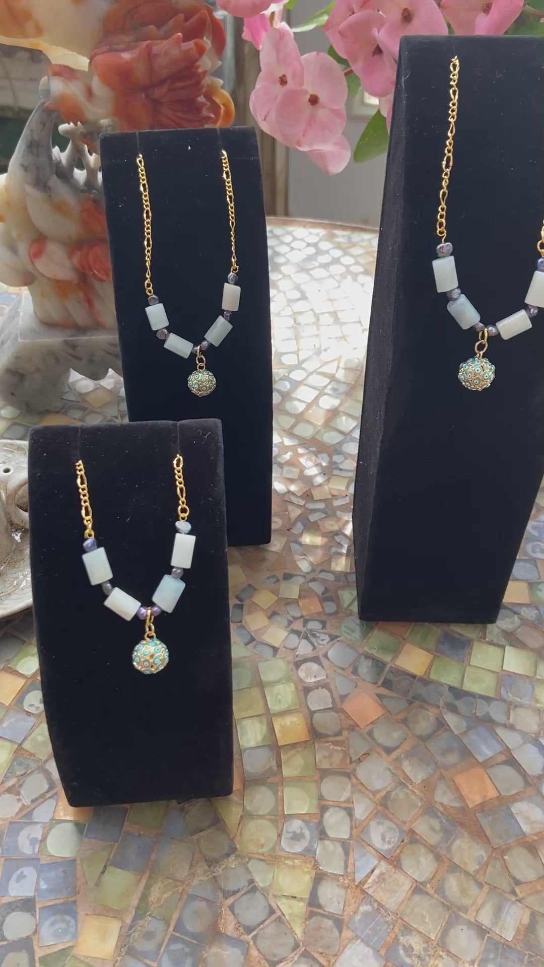Evil Eye & Crystal Necklace – Protective Talisman Jewelry