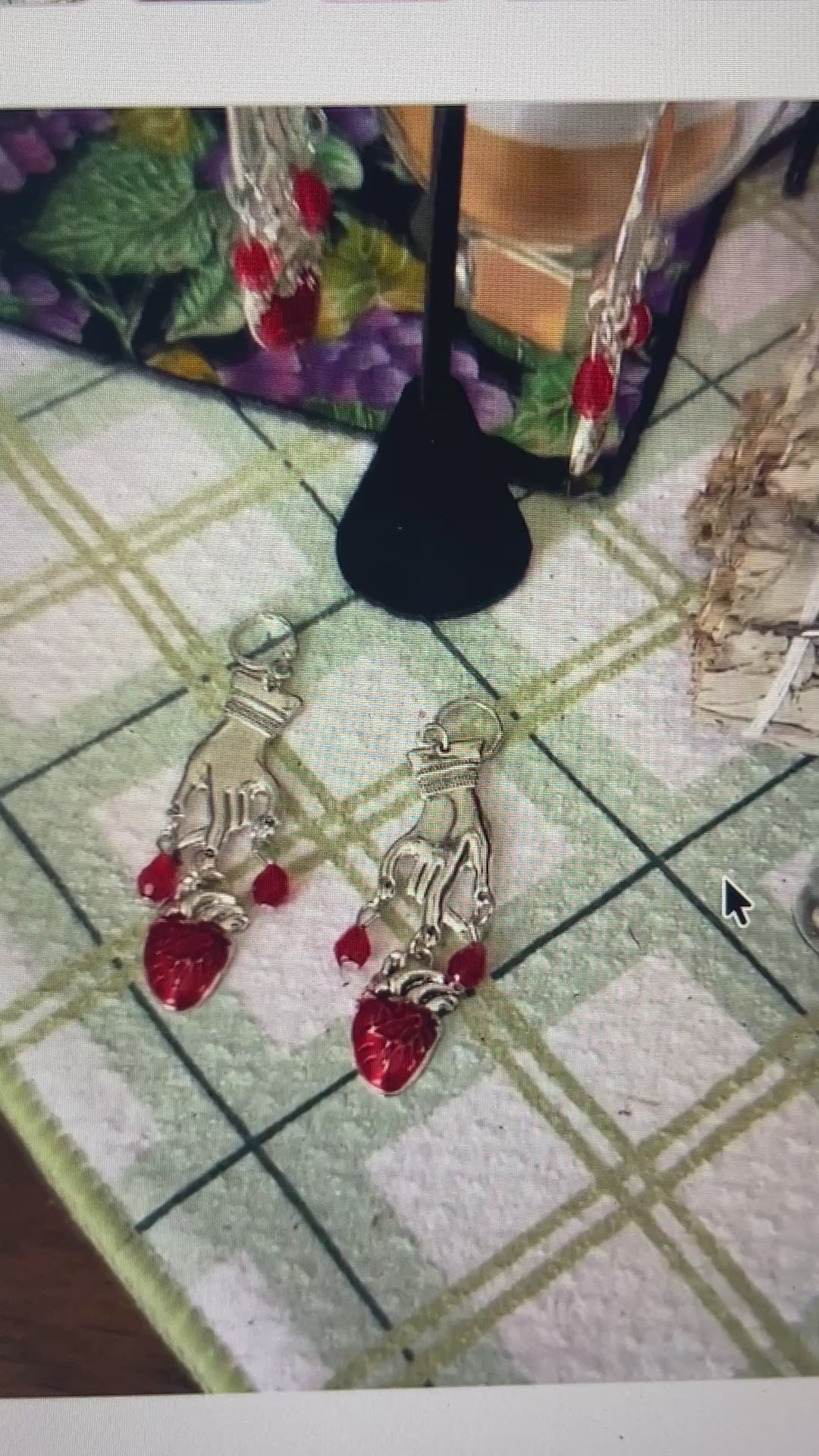 HANDS, HEARTS & GEMS EARRINGS