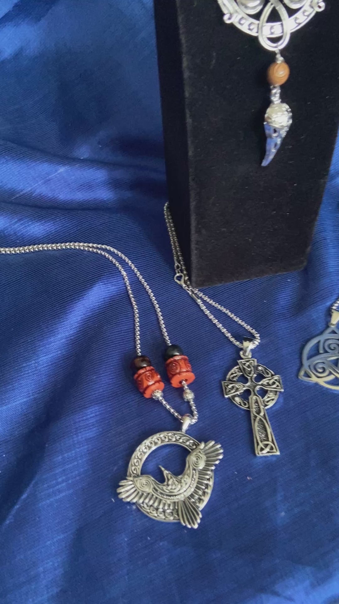 Celtic Cross & Trinity Pendant – Stainless Steel