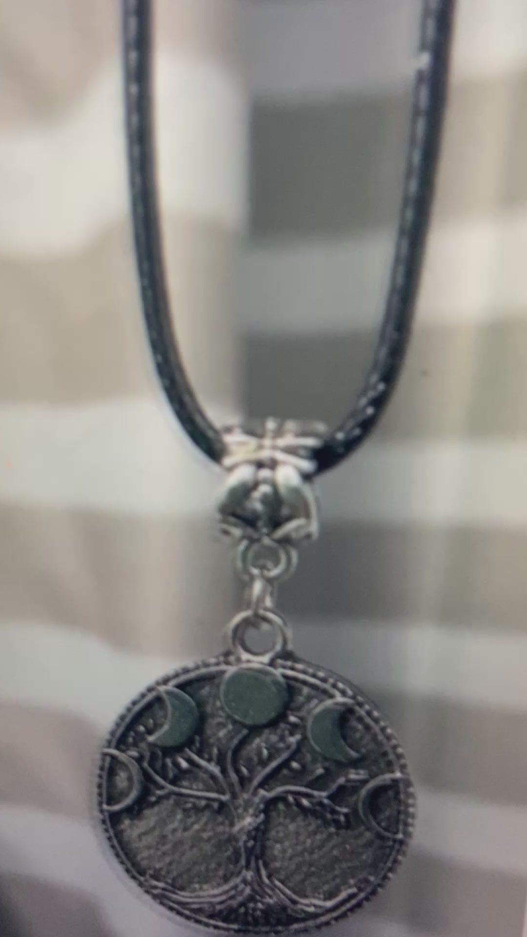 THREE MOON WITCHES MOON PENDENT