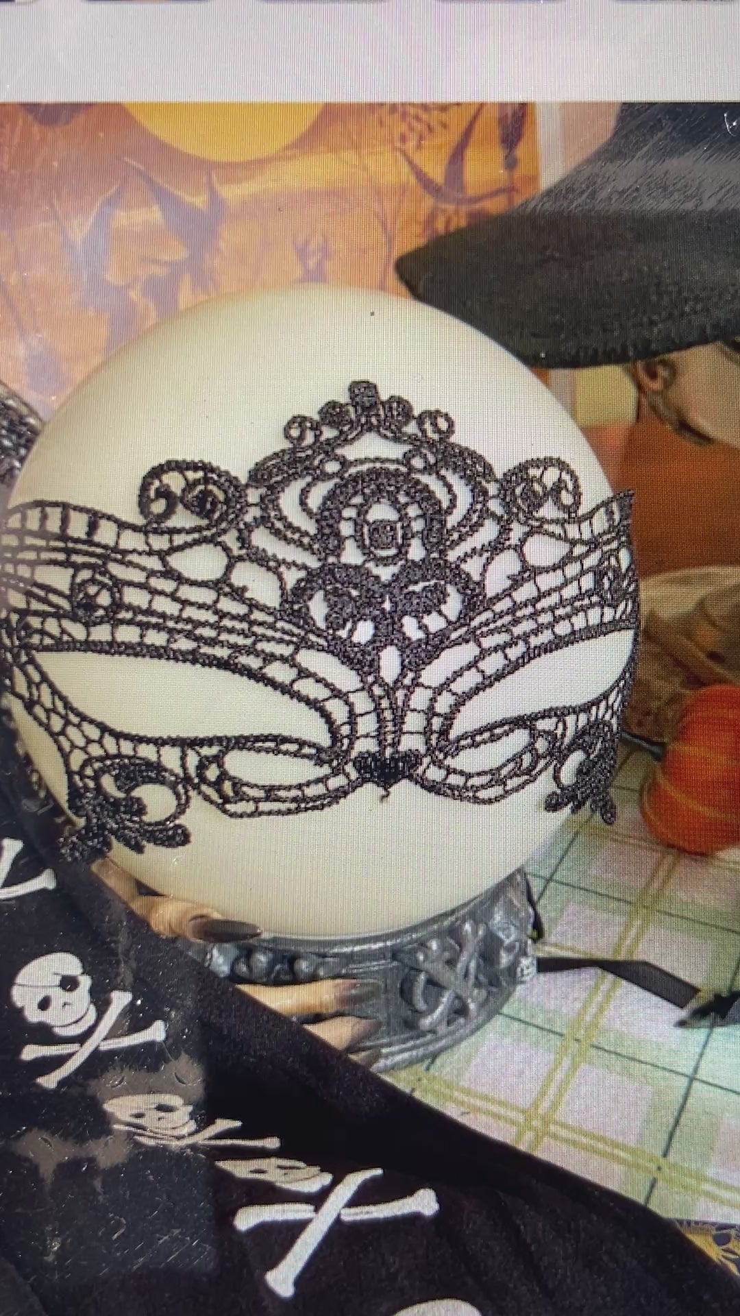 Victorian Lace Mask – Elegant Gothic Masquerade Mask