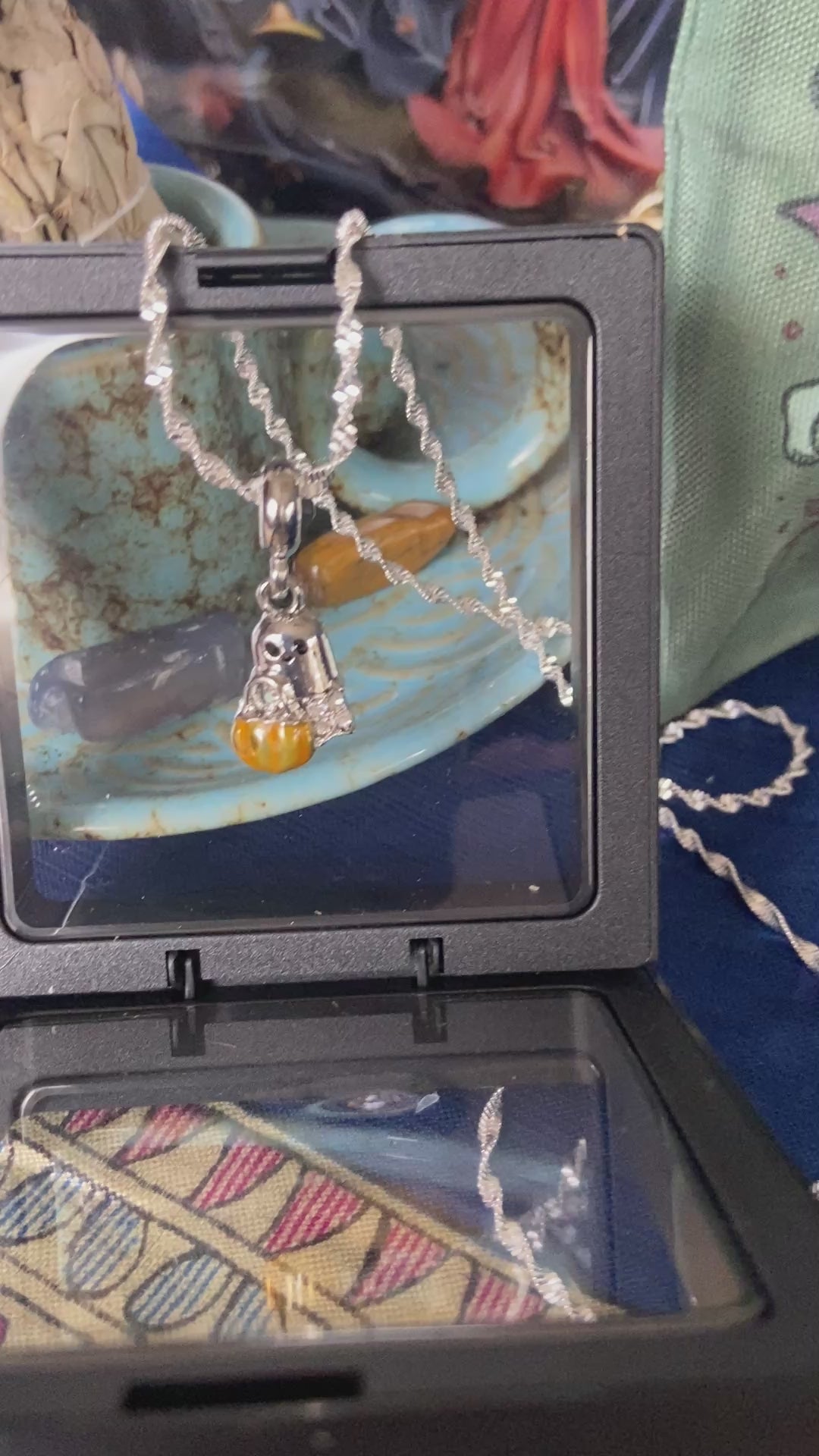 FRIENDLY SILVER GHOST PENDENT