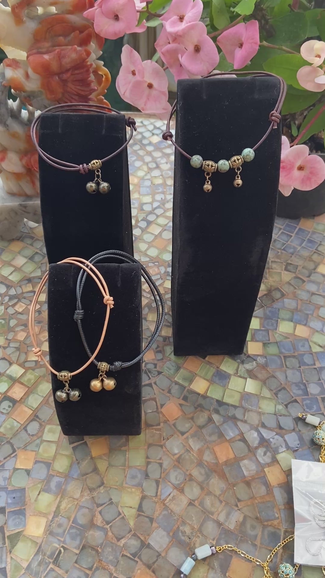 Witches Bell Anklet – Leather & Bronze | Hear Your Magic with Every Step